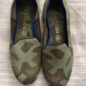Rothys, olive camo, size 9.5